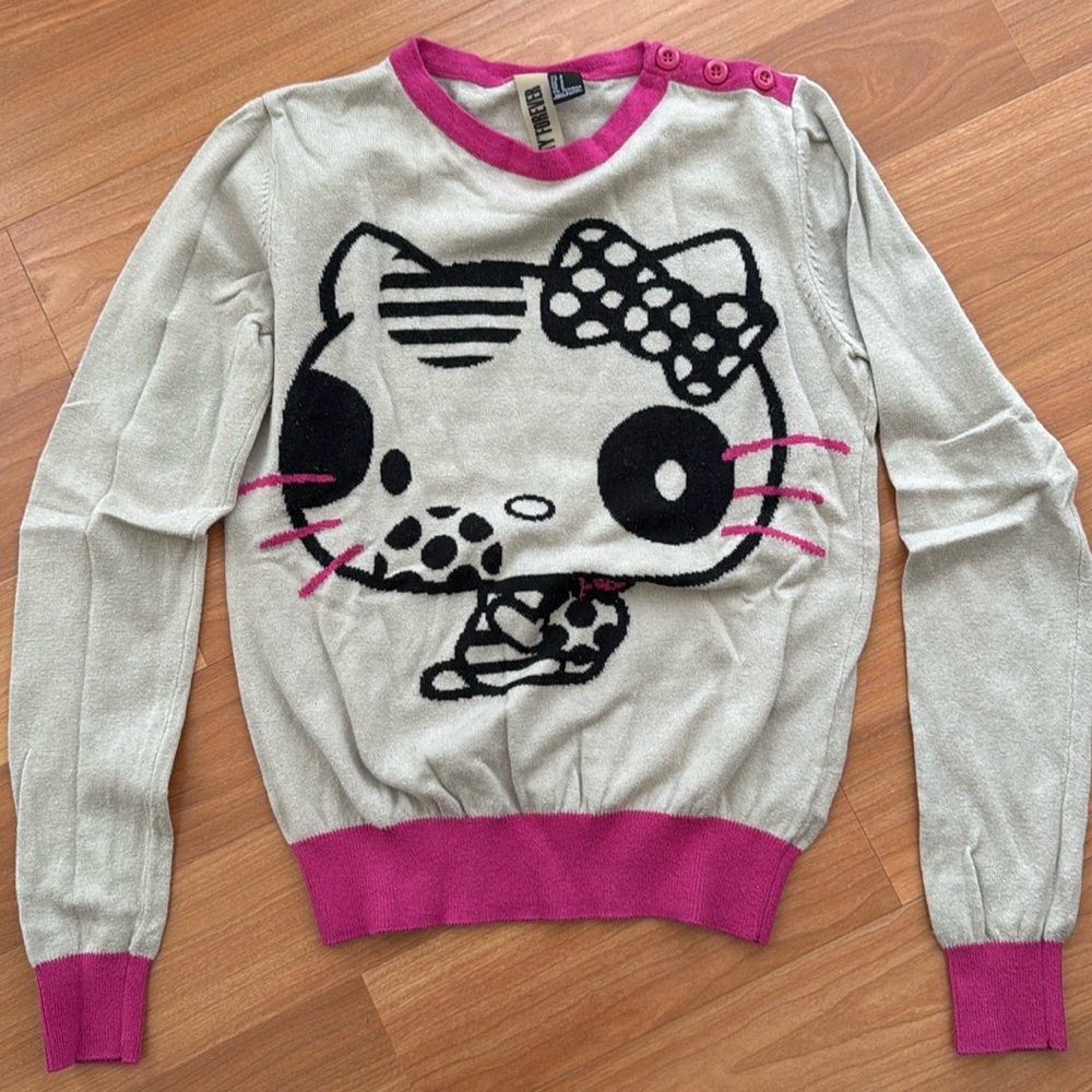 Forever 21 Hello Kitty sweater small